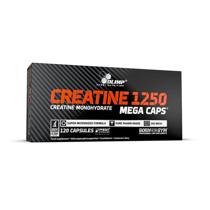 Olimp Nutrition Creatine 1250 Mega Caps - 120 caps | High-Quality Creatine Supplements | MySupplementShop.co.uk