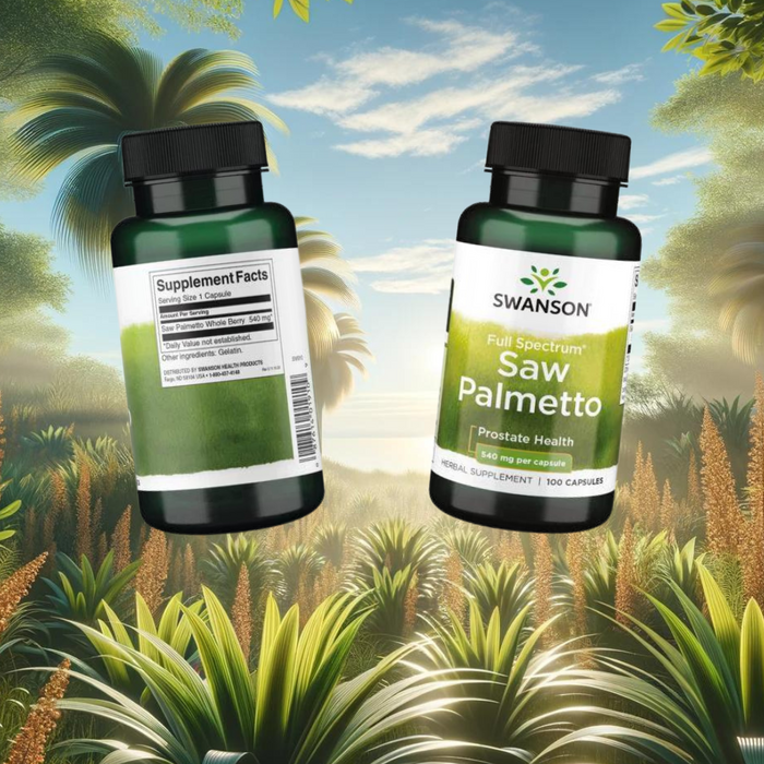 Swanson Full Spectrum Saw Palmetto 540 mg - A Natural Solution for Men's Health