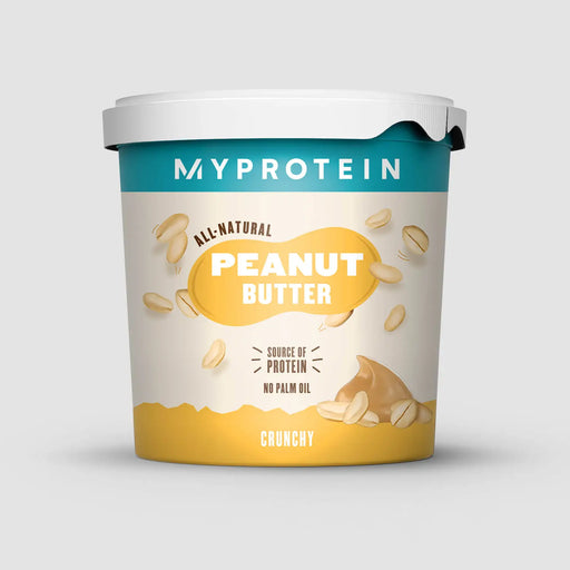 MyProtein All-Natural Peanut Butter 1kg Crunchy - Sports Supplements at MySupplementShop by MyProtein