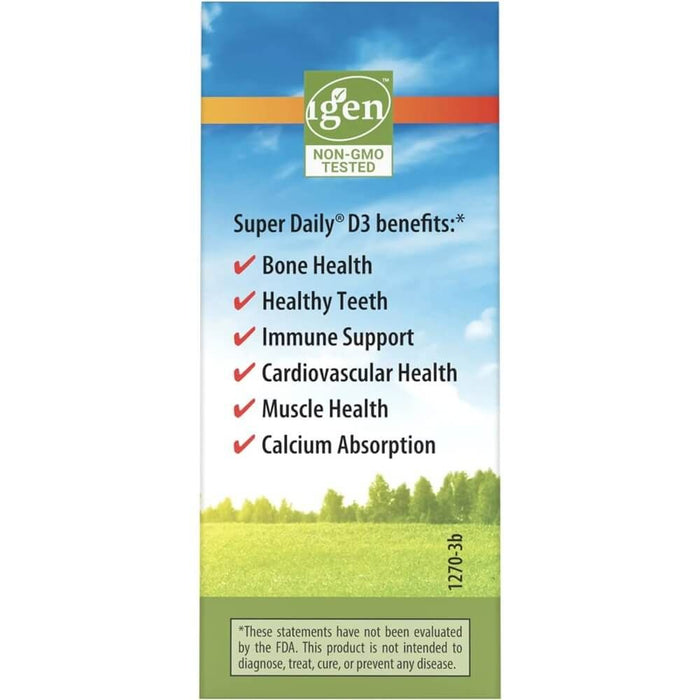 Carlson Labs Super Daily D3 1,000iu 365 Drops 10.3ml Best Value Muscle Health at MYSUPPLEMENTSHOP.co.uk