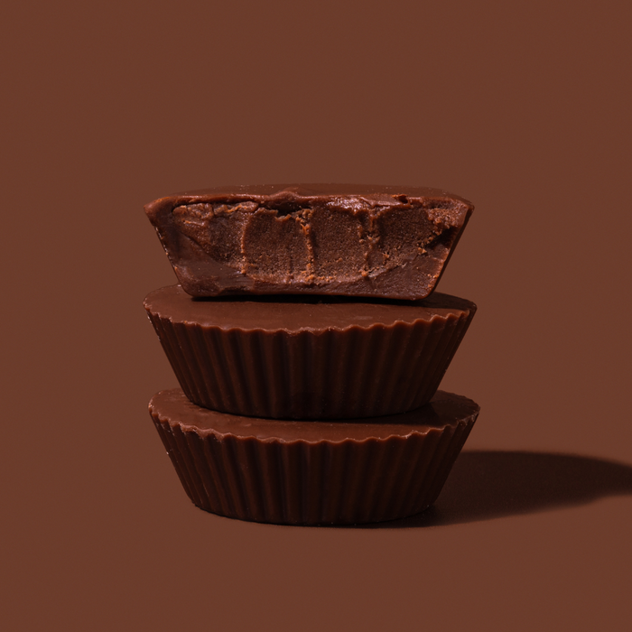 Nutry Nuts Peanut Butter Cups 12x42g Double Chocolate Hazelnut