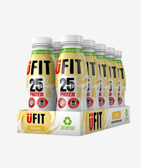 UFIT Protein RTD 10x330ml - Banana - Protein Drink at MySupplementShop by UFIT Protein