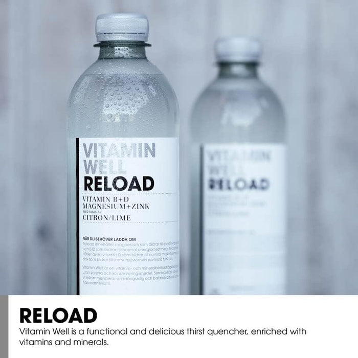 Vitamin Well Reload 12x500ml Zitrone &amp; Limette