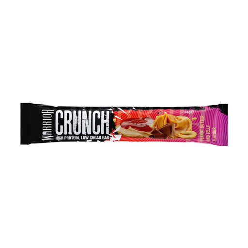 Warrior Crunch Bars 12x64g Peanut Butter Jelly - Protein Bars at MySupplementShop by Warrior