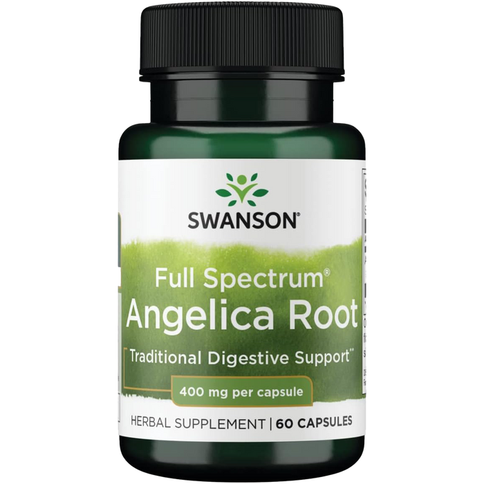 Swanson Full Spectrum Angelica Root, 400 mg – 60 Kapseln