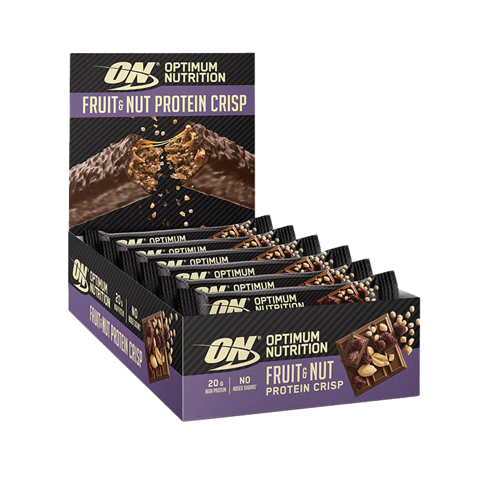 Optimum Nutrition Fruit & Nut Protein Crisp Bar 10x70g Fruit & Nut