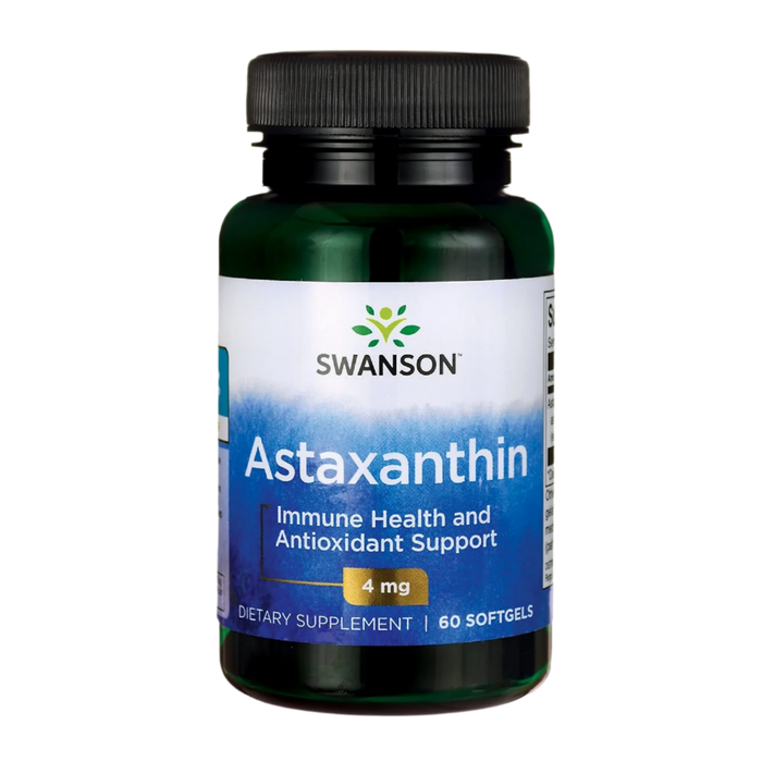 Swanson Astaxanthin, 4mg - 60 softgels