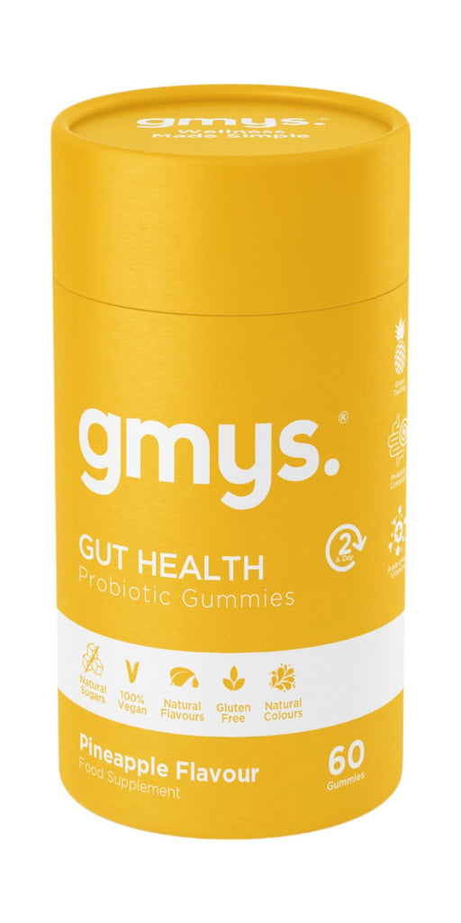 Gmys Gut Health Gummies, Pineapple - 60 gummies Best Value Nutritional Supplement at MYSUPPLEMENTSHOP.co.uk