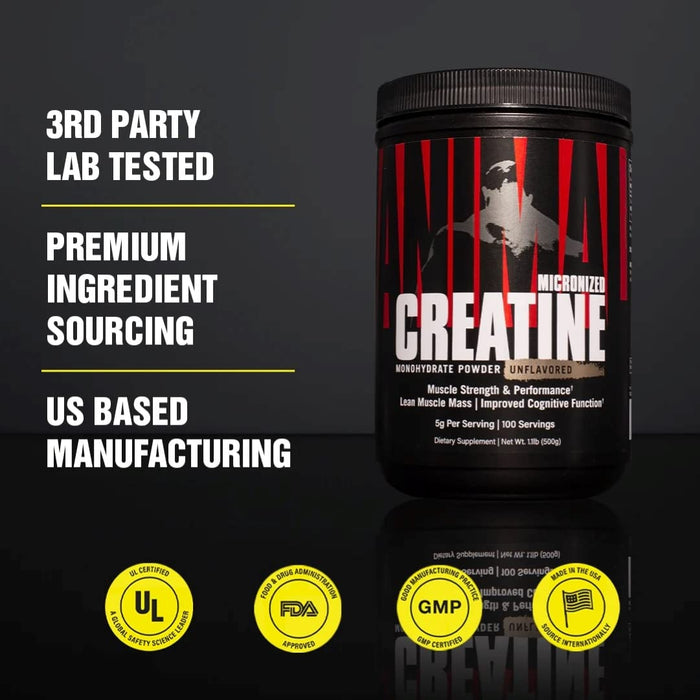 Creatine Powder, Unflavored (EAN 039442139641) - 500g