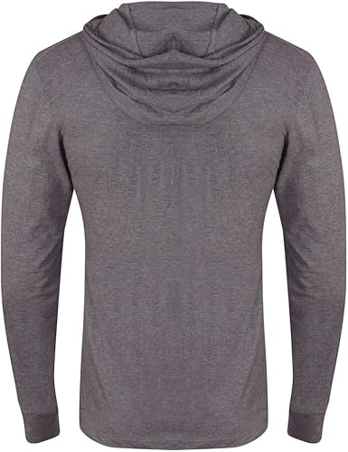 Gold's Gym Long Sleeve Hooded Top Grey Marl