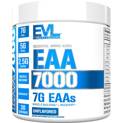 EVLution Nutrition EAA 7000, Unflavored 237g