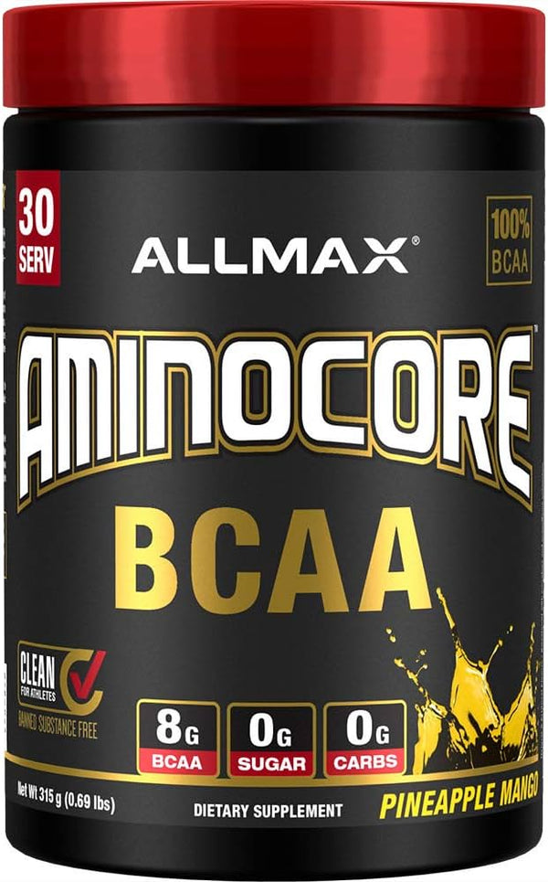 AllMax Nutrition Aminocore BCAA - 315 grams - Pineapple Mango - Amino Acids and BCAAs at MySupplementShop by AllMax Nutrition