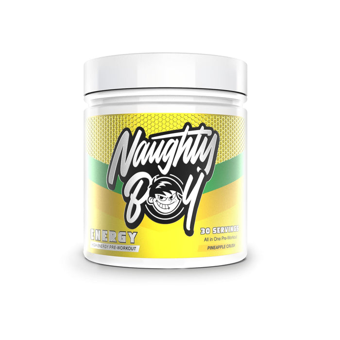 Naughty Boy Energy 390g Pineapple Crush - Pre & Post Workout at MySupplementShop by Naughty Boy