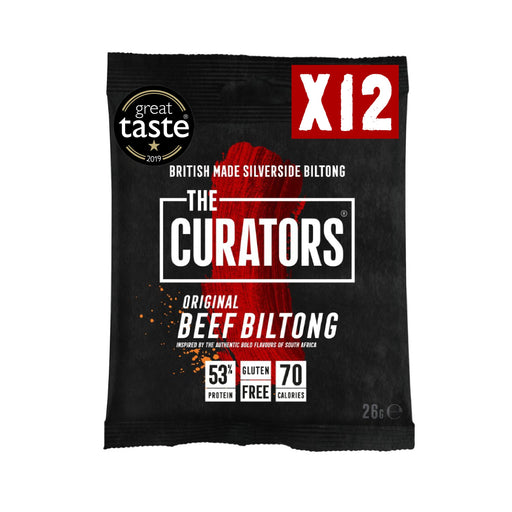The Curators Beef Biltong 26g x 12