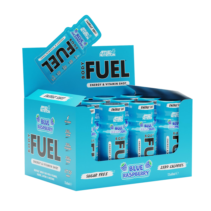 Applied Nutrition Body Fuel Energy Shots 12x60ml Blue Raspberry