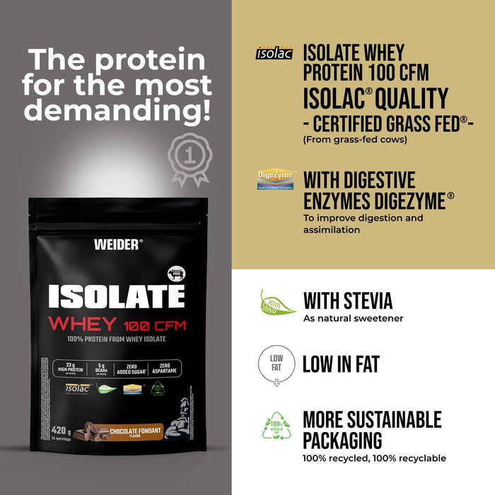 Weider Isolate Whey 100 CFM 420g - Whey Proteins at MySupplementShop by Weider