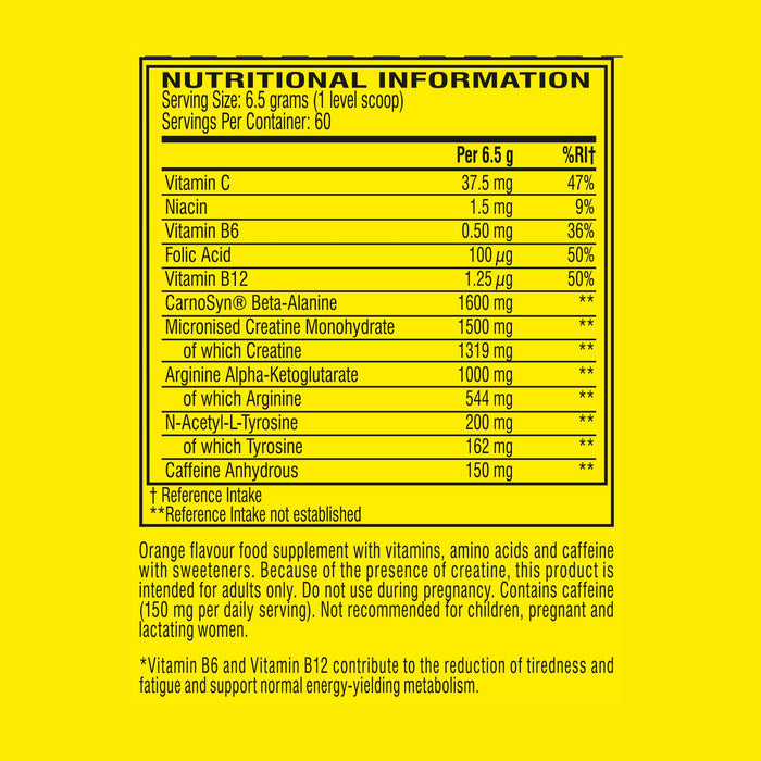Cellucor C4 Original, Orange Best Value Nutritional Supplement at MYSUPPLEMENTSHOP.co.uk