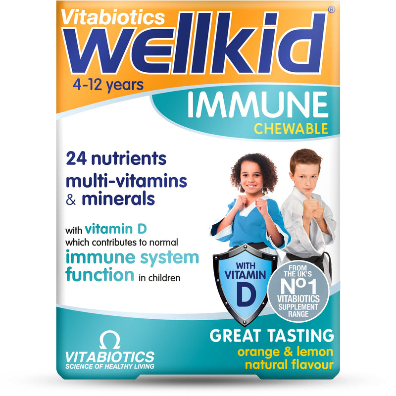 Vitabiotics Wellkid Immune 30 Tablets - Children at MySupplementShop by Vitabiotics