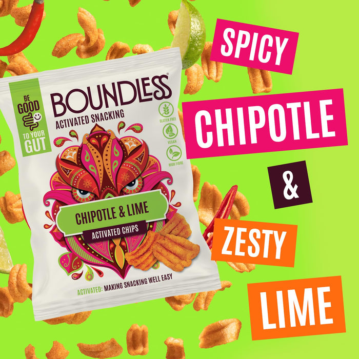 Boundless Activated Chips 24x23g Chipotle and Lime 