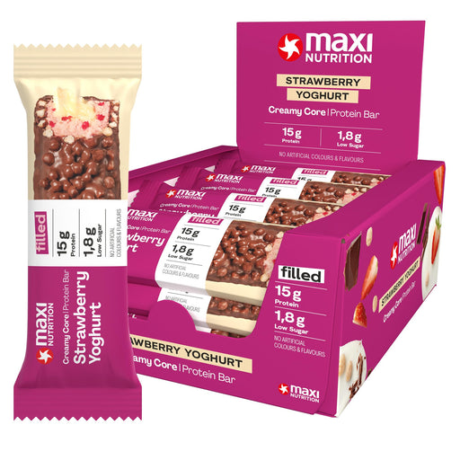 Maxi Nutrition Creamy Core Protein Bar 12 x 45g - Protein Bars at MySupplementShop by MaxiNutrition