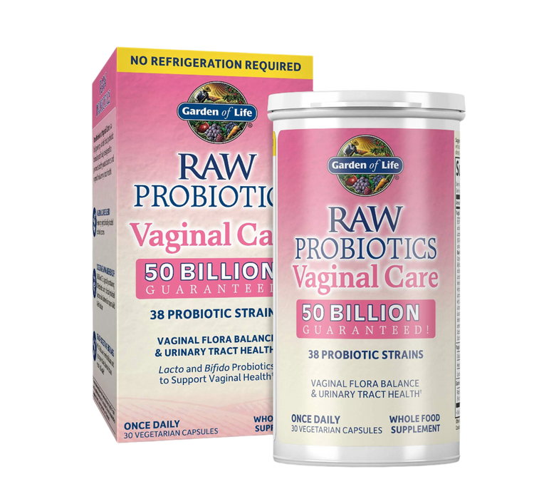 Garden of Life Raw Probiotics Vaginal Care (lagerstabil) – 30 Kapseln