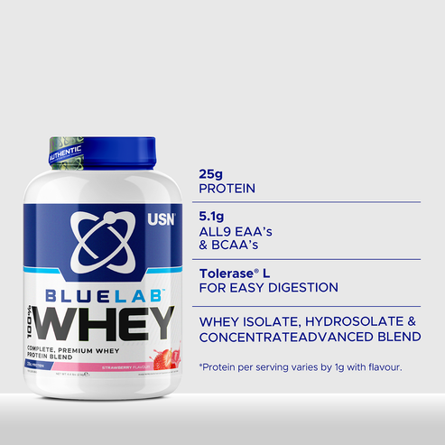 USN BlueLab Whey Protéine en poudre 908 g