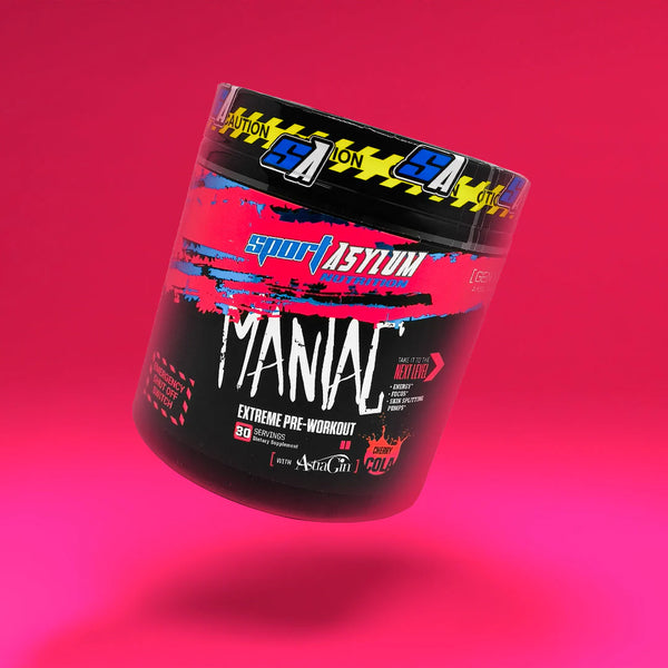 Sport Asylum Nutrition Maniac Pre Workout  360g - Cherry Cola - Sports Nutrition at MySupplementShop by Sport Asylum Nutrition