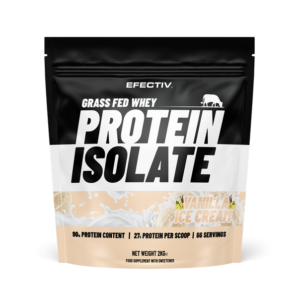 Efectiv Nutrition Grass Fed Whey Protein Isolate 2000g Vanilla Icecream