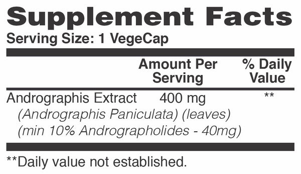 Health Thru Nutrition Andrographis Extract, 400mg - 180 vcaps