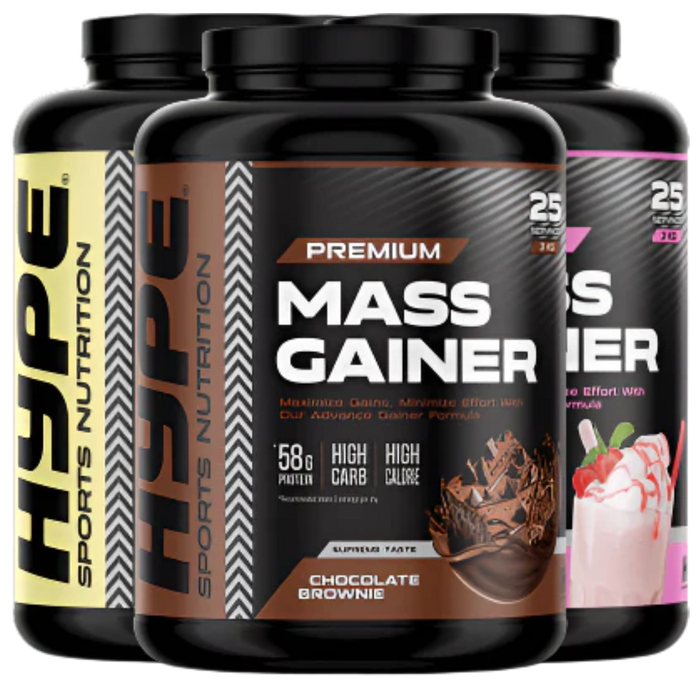 Hype Mass Gainer 3kg - Tailored Nutrition for Ultimate Muscle Growth