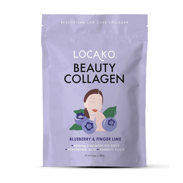 Locako Beauty Collagen 300g Blueberry & Fingerlime | Premium Sports Supplements at MYSUPPLEMENTSHOP.co.uk