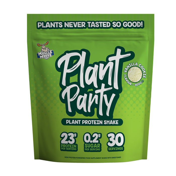 Muscle Moose Plant Party - Plant Based Protein Shake 900g - Vanilla Cookie - Plant Proteins at MySupplementShop by Muscle Moose