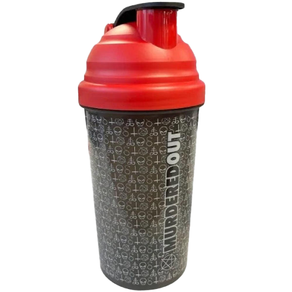 Murdered Out Smartshake Shaker 600ml Black / Red