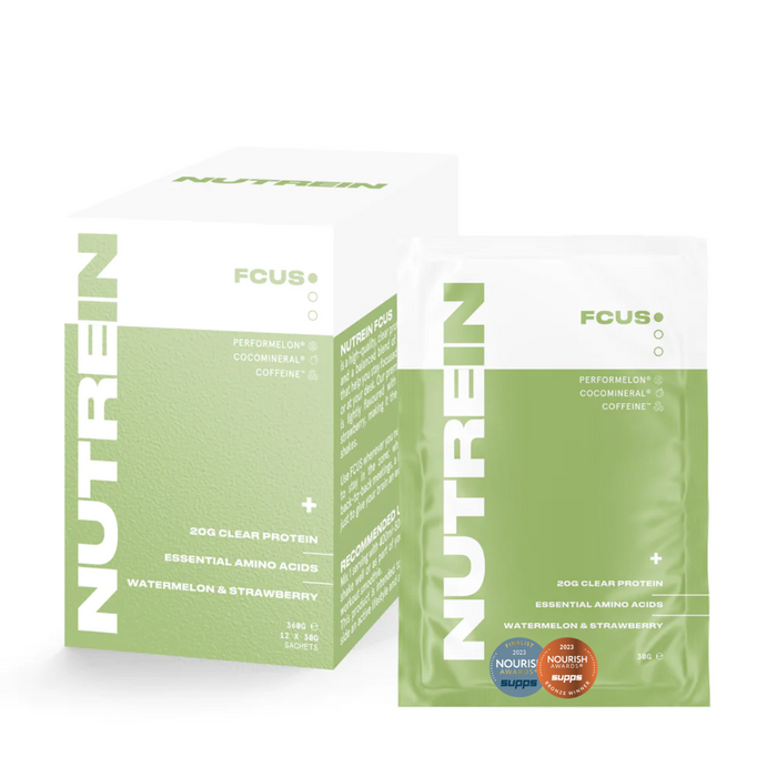 Nutrein FCUS 12x30g Watermelon & Strawberry - Protein Powders at MySupplementShop by Nutrein