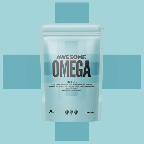 Awesome Supplements Omega | High Strength 1000mg Omega Fish Oil 90 Capsules - Omega Fatty Acid Supplement at MySupplementShop by Awesome Supplements