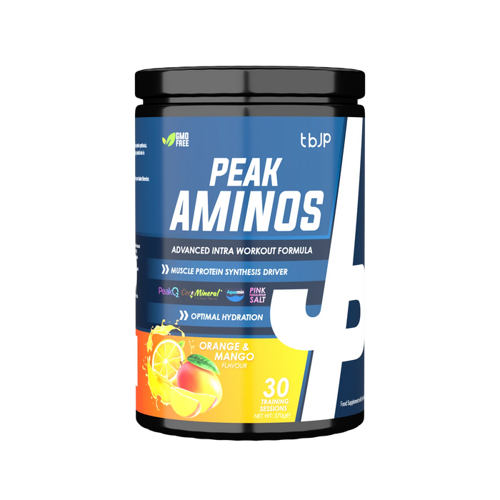 Trained By JP Peak Aminos 570g - Orange & Mango - Sports Supplements at MySupplementShop by Trained By JP