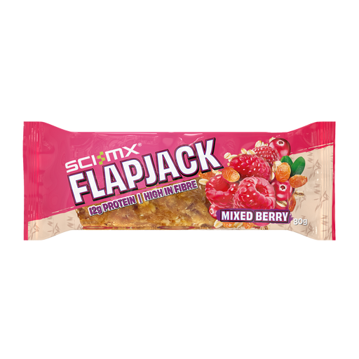 Sci-MX Flapjack 12x80g Mixed Berry | Top Rated Cereal Bars at MySupplementShop.co.uk