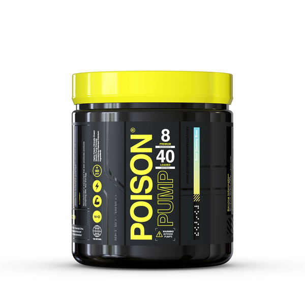 Poison Pre 380g Grape Bubblegum Best Value Sports Supplements at MYSUPPLEMENTSHOP.co.uk