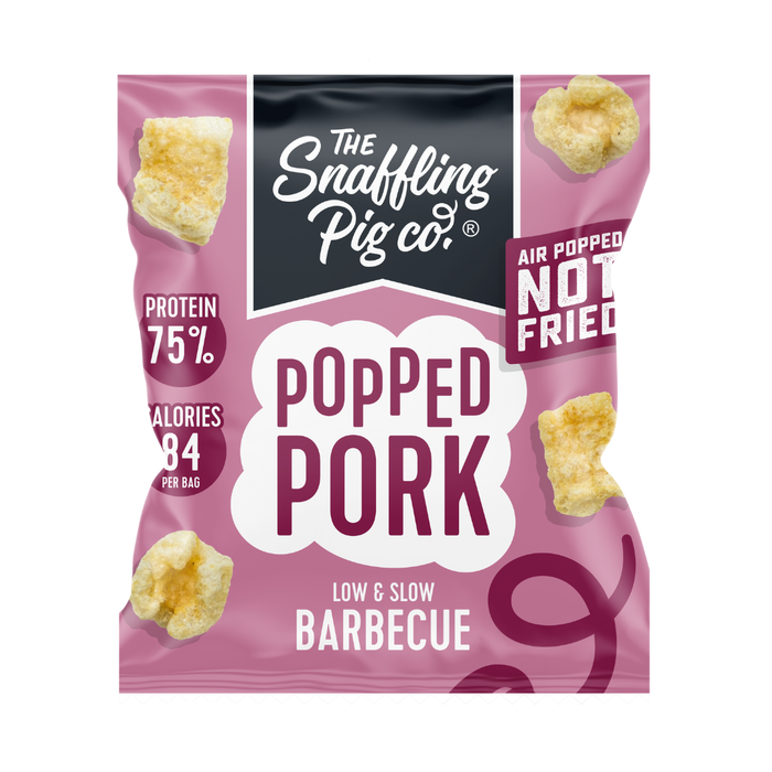 Snaffling Pig Popped Pork (NOT FRIED) 35x20g - Pork Rinds at MySupplementShop by The Snaffling Pig Co