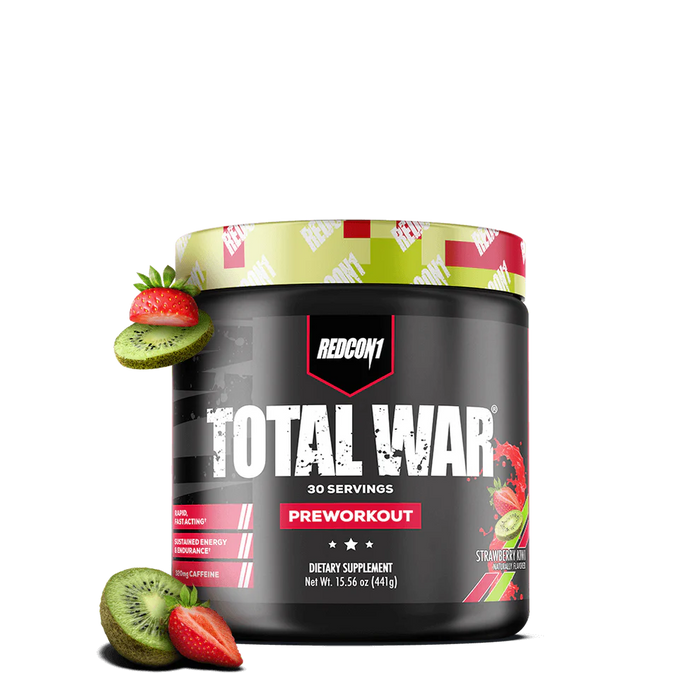 Redcon1 Total War Preworkout 30 Servings - Strawberry Kiwi - Pre Workout at MySupplementShop by RedCon1