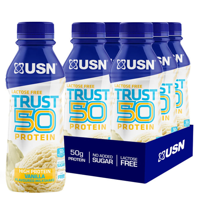 USN TRUST Protein 50 6x500ml Vanilla - Supplements at MySupplementShop by USN