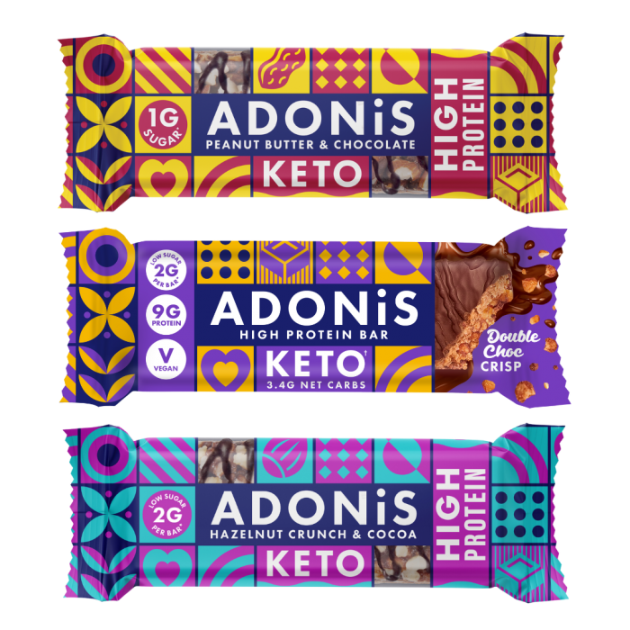Adonis Foods Protein Keto Bar 16 x 45g