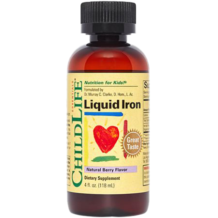 ChildLife Essentials Liquid Iron 4 fl oz (118ml) Berry Flavour