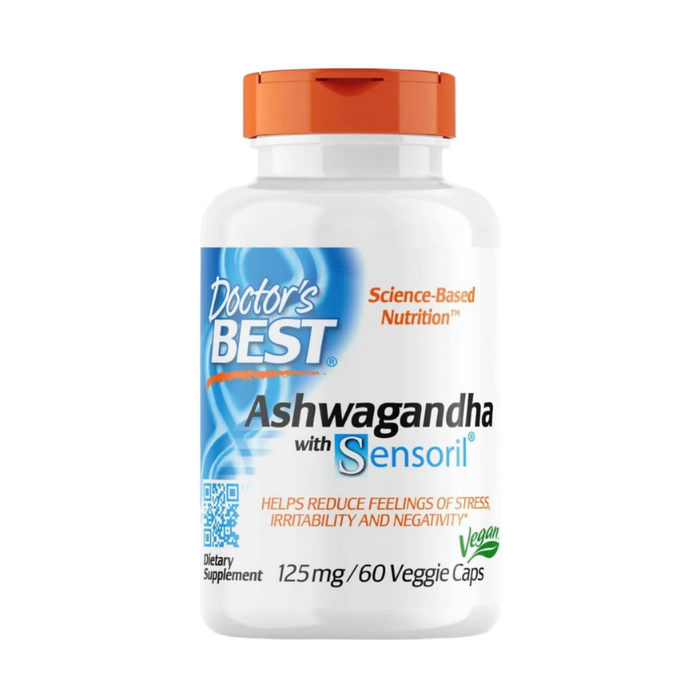 Doctor's Best Ashwagandha with Sensoril 125 mg 60 Veggie Capsules