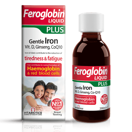 Vitabiotics Feroglobin B12 Liquid Iron Zinc B Complex Malt Honey Orange - 500ml - Energy & Mind at MySupplementShop by Vitabiotics