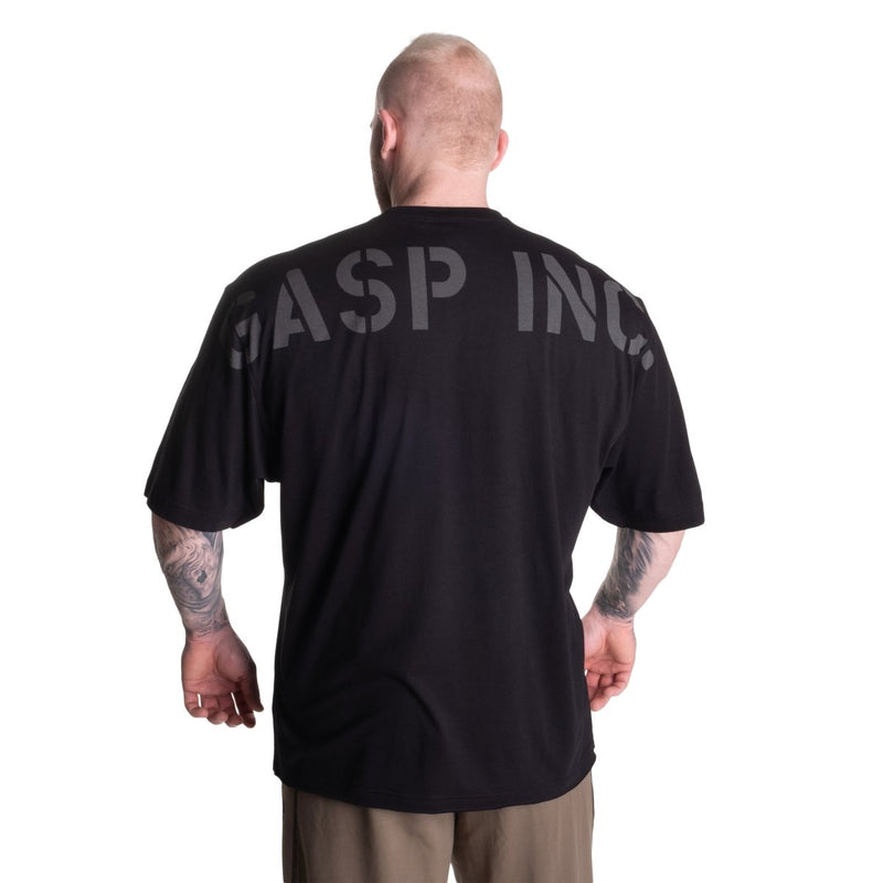 GASP Division Iron Tee Black