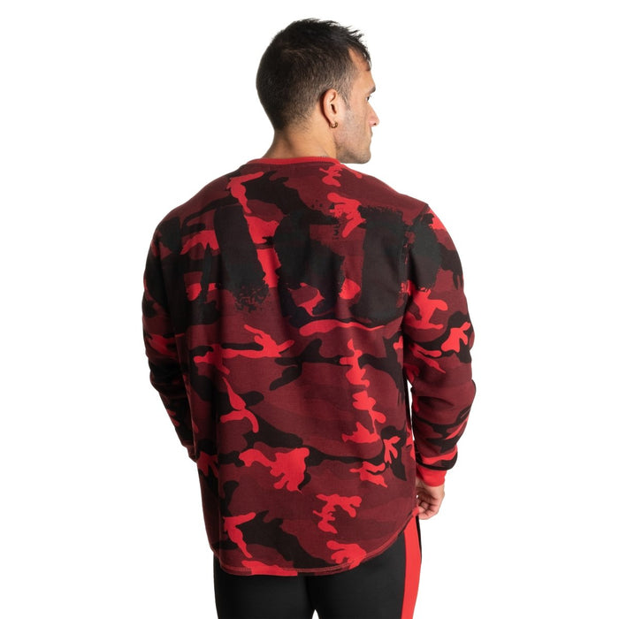 GASP Thermal Logo Sweater Red Camo