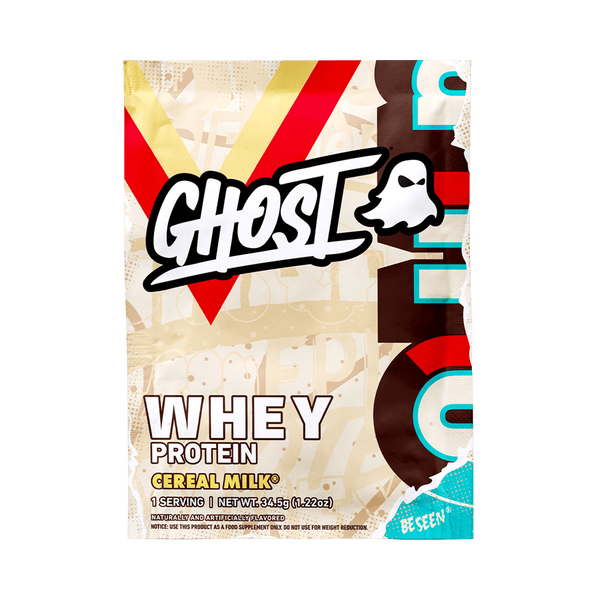 Ghost 100% Whey 1 Serving Best Value Single Servings/Trials at MYSUPPLEMENTSHOP.co.uk