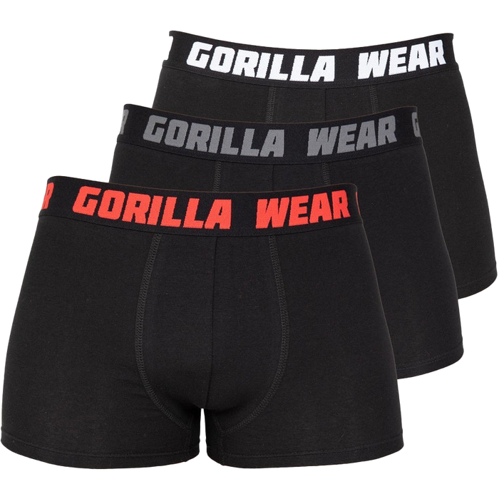 Gorilla Wear Boxer Shorts 3-Pack Black