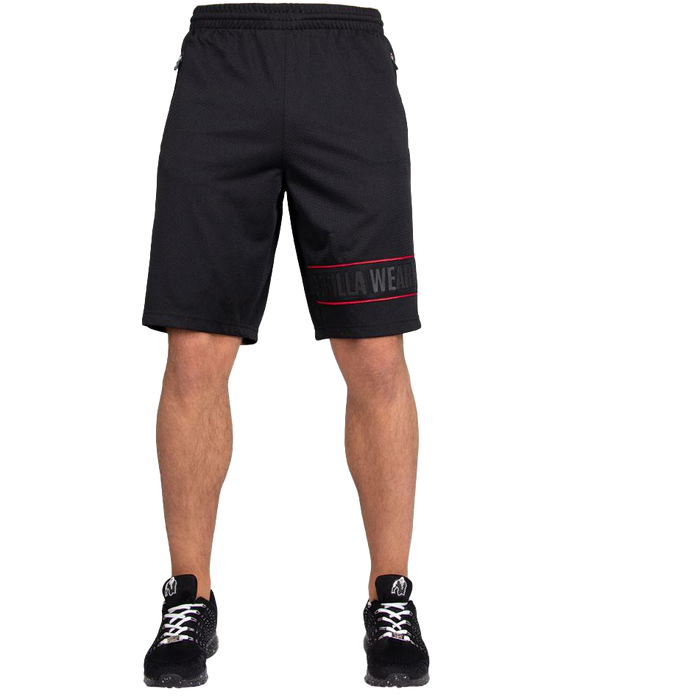 Gorilla Wear Branson Shorts Black/Red